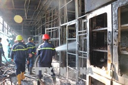 Cháy cơ sở sản xuất sâm ngọc linh ở khu vực hồ Tuyền Lâm, thành phố Đà Lạt 
